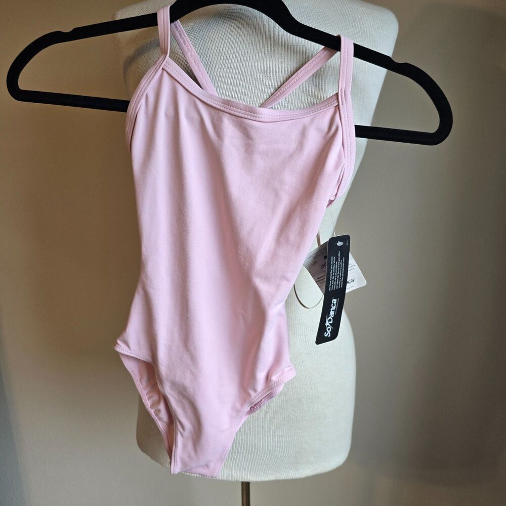 So Danca dancewear Pink Camisole Leotard Child 8-10